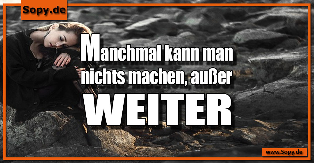 Person geht entschlossen weiter symbolisiert einfache Durchhalteparole in schwierigen Zeiten