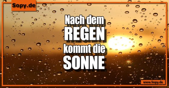Nach dem Regen