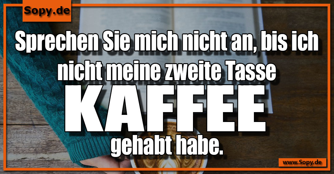 Warnschild neben Kaffeetasse symbolisiert klare Kaffeewarnung vor früher Ansprache
