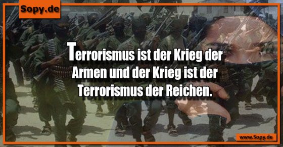 Kriegskritik scharf: Terror der Armen, Krieg der Reichen