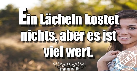 Ein Lächeln