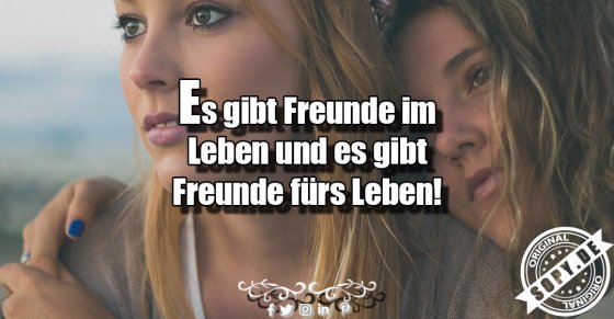 Freundschaft fürs Leben von echten Freunden trennen