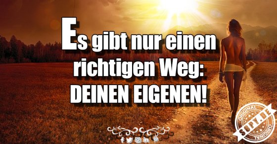 Selbstfindung: Nur der eigene Weg zählt wirklich