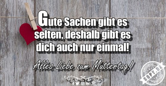 Alles Liebe zum Muttertag: Ein Dank für Mütter