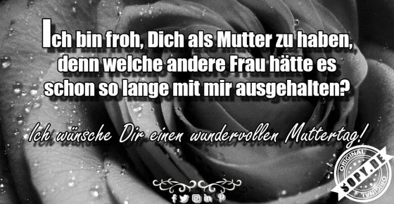 Mutterliebe mit Humor: So lange durchgehalten