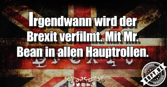 Brexit-Verfilmung mit Mr. Bean in Hauptrolle