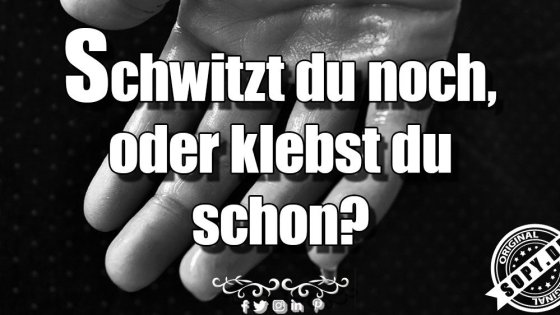 Hitzewitz kurz: Schwitzt du noch oder klebst du schon