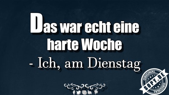harte Woche
