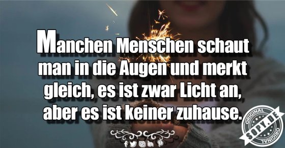 Menschenbeobachtung bissig: Licht an, keiner da