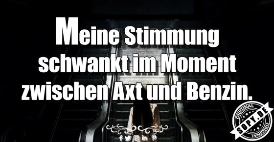 Meine Stimmung schwankt