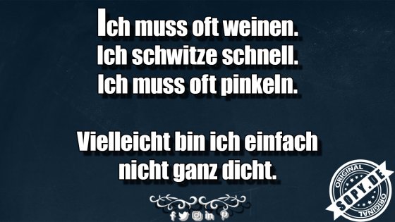 Wortwitzgesundheit clever: Vielleicht nicht ganz dicht