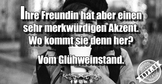 Vom Glühweinstand