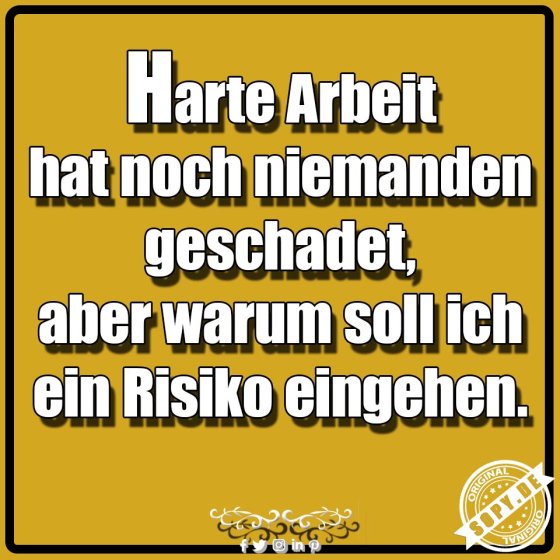 Faulheitsphilosophie clever: Warum Risiko eingehen