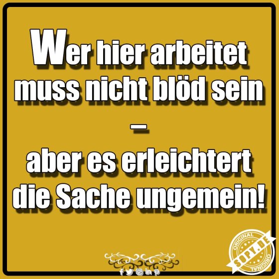 Büroalltag ohne Denken: Es erleichtert die Sache