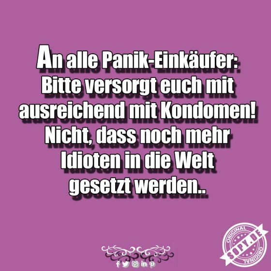 Panik Einkäufer