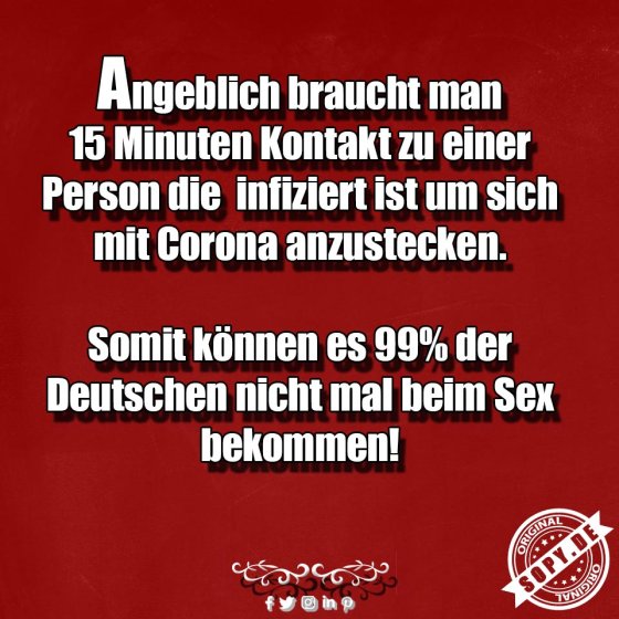 mit Corona anstecken