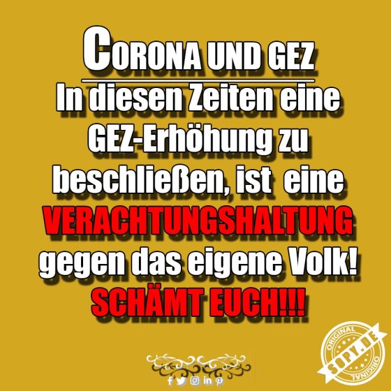 Corona GEZ Erhöhung