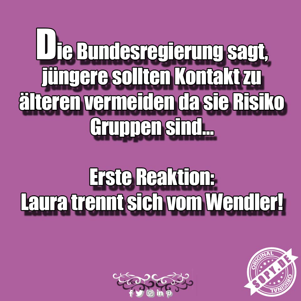Getrenntes Paar Symbolbild passend zu aktuellem Corona-Promiwitz über Risikogruppen