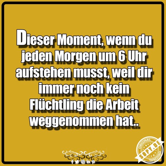 Arbeitsmoral bissig hinterfragt: Sechs Uhr aufstehen