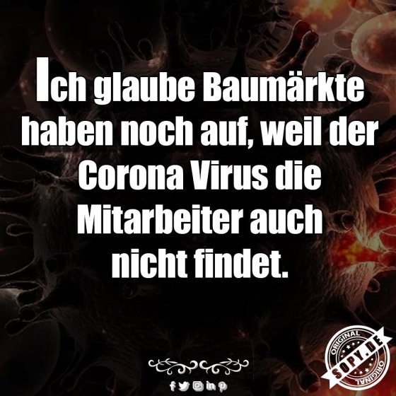 Corona Virus Baumärkte