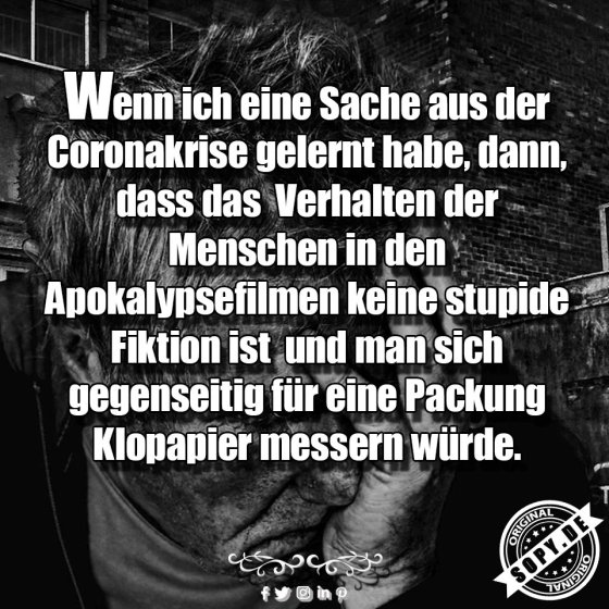 Corona-Erkenntnis: Klopapier bringt das Schlimmste hervor