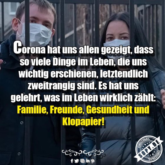Corona zeigt