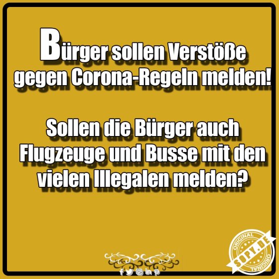Meldewitz provokant: Verstöße gegen Corona-Regeln melden
