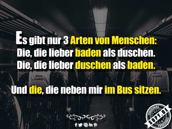 Arten von Menschen