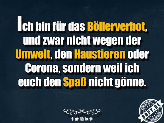 Böllerverbot: Ehrlichste Begründung an Silvester