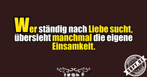 Auf der Suche nach Liebe