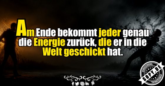 Die Energie kommt zurück