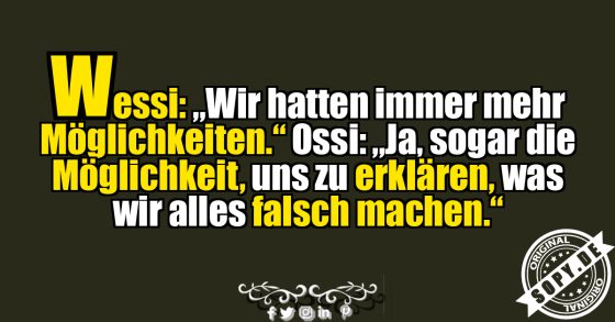 Die Möglichkeit zur Erklärung