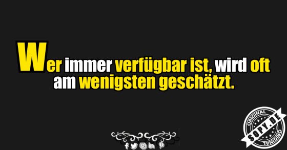 Immer da, selten geschätzt