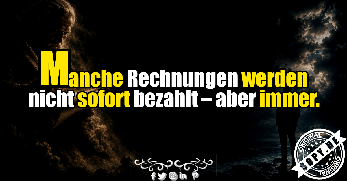 Mystische Szene mit Schreiber und Mann am stürmischen Meer