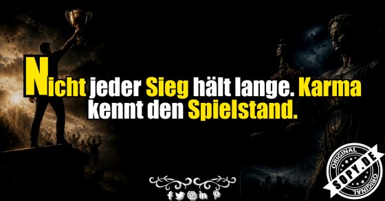 Karma zählt bis zum Schluss