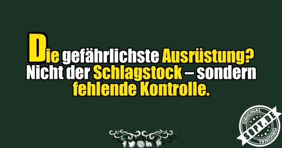 Kontrolle statt Schlagstock