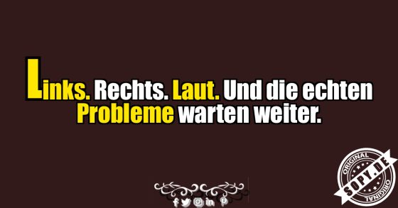 Laut diskutiert, Probleme bleiben