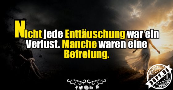 Manche Abschiede machen frei