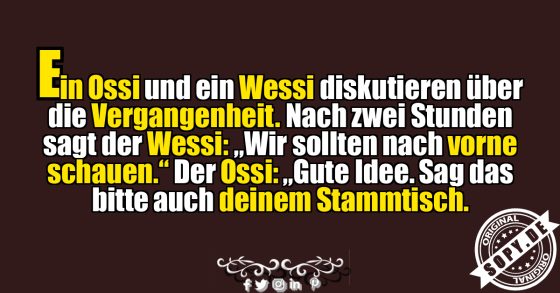 Nach vorne schauen