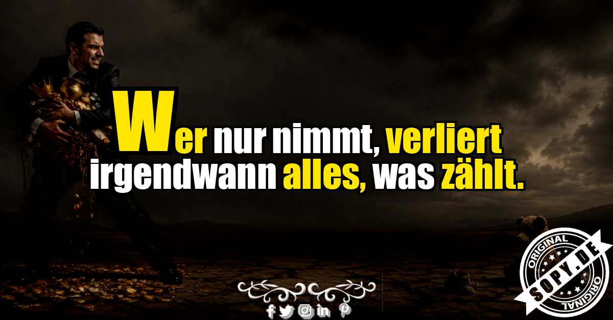 Düstere Szene mit einer gierigen Person und verlassenem Stofftier