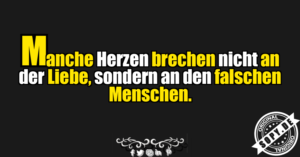 Anti Love Spruch über verletzte Herzen