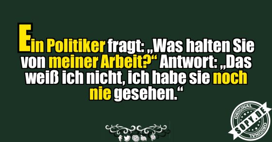 Unsichtbare Politikerarbeit