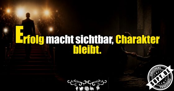 Wahrer Charakter zählt
