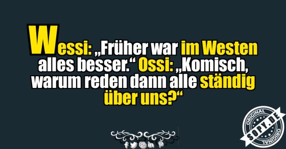 Warum reden alle über uns?