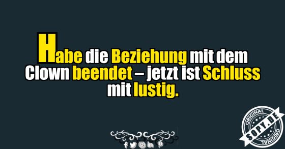 Wenn der Clown aus dem Leben verschwindet