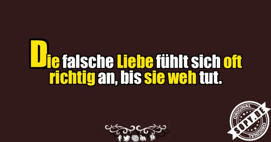 Wenn falsch sich richtig anfühlt