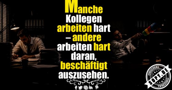 Beschäftigt aussehen: Bürohumor mit treffender Alltagsbeobachtung