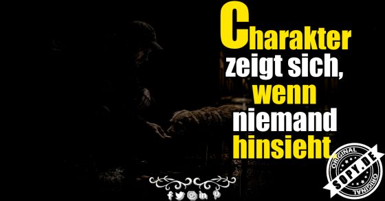 Charakter zeigt sich dort, wo kein Applaus mehr wartet