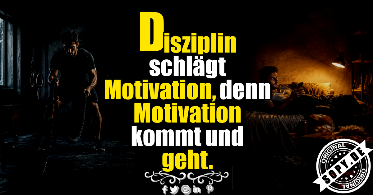 Disziplin zeigt Sportler zwischen hartem Training und bequemer Versuchung