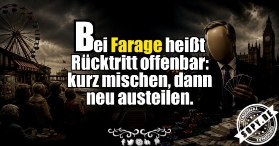 Farage setzt bei der Nachwahl alles auf eine neue Karte